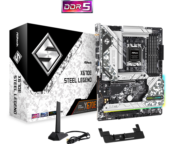 Bo mạch chủ ASROCK X670E STEEL LEGEND 3