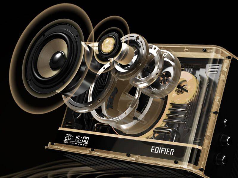 LOA BLUETOOTH EDIFIER QD35 MÀU ĐEN NEW 4