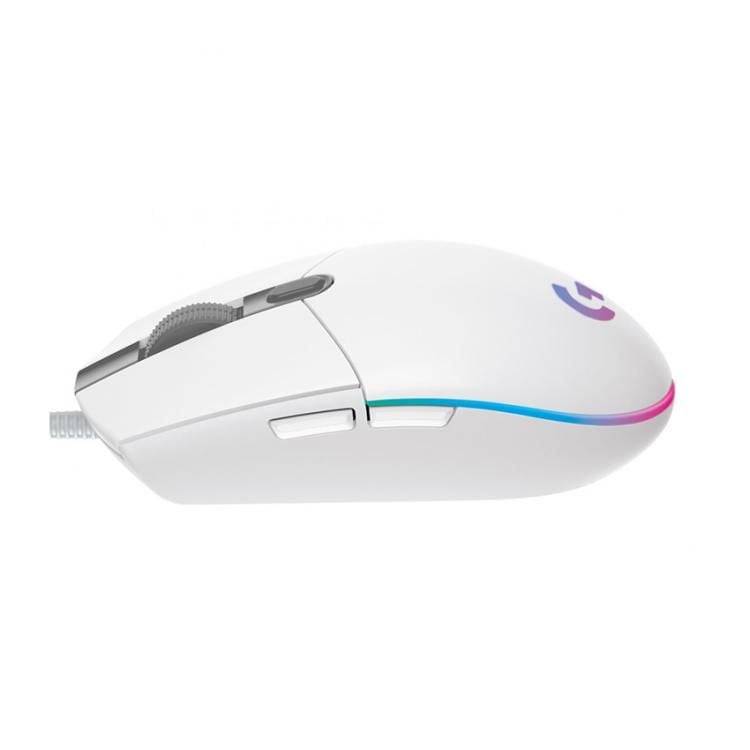 Chuột có dây Logitech G102 Gen II Lightsync gaming RGB Trắng/White 2