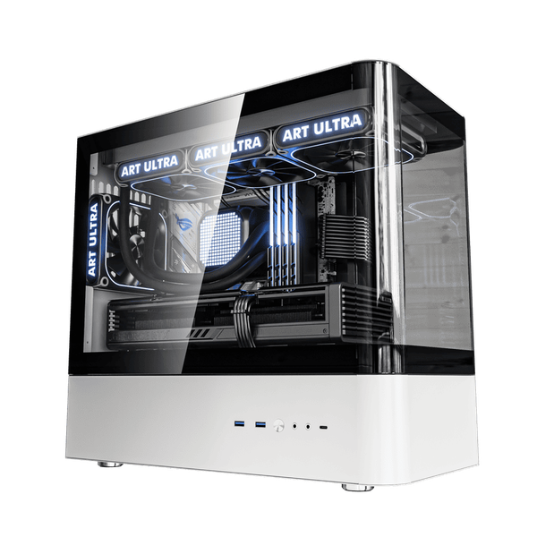 Vỏ case QC.ART ULTRA HM1 TRắng/White | Micro ATX 2