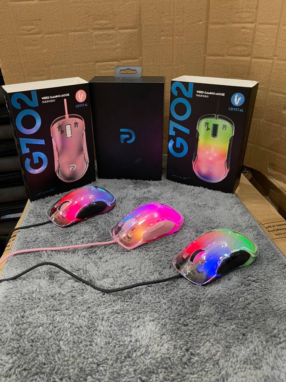 Chuột có dây LOGI G702 gaming Đỏ / Xám / Hồng 2