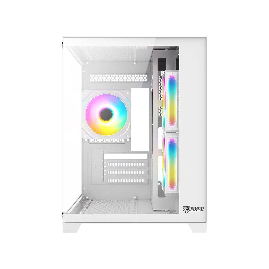 CASE JETEK CSGO2 D.VA2 WHITE ( KHÔNG KÈM FAN ) NEW 3