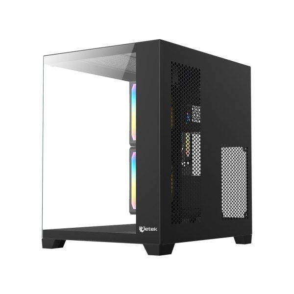 CASE JETEK CSGO2 D.VA2 BLACK ( KHÔNG KÈM FAN ) NEW 4