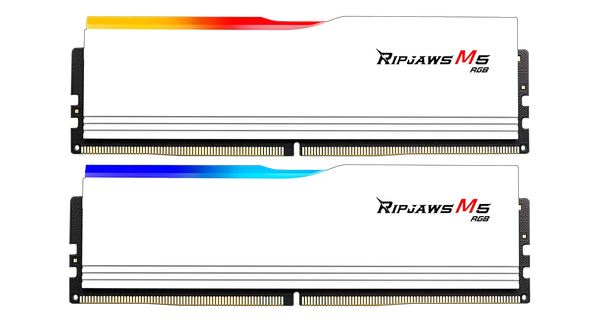 RAM DR5 32G BUSS 5200 GSKILL RIPJAWS M5 RGB (F5-5200J4040A 16GX2-RM5RW) TRẮNG 3