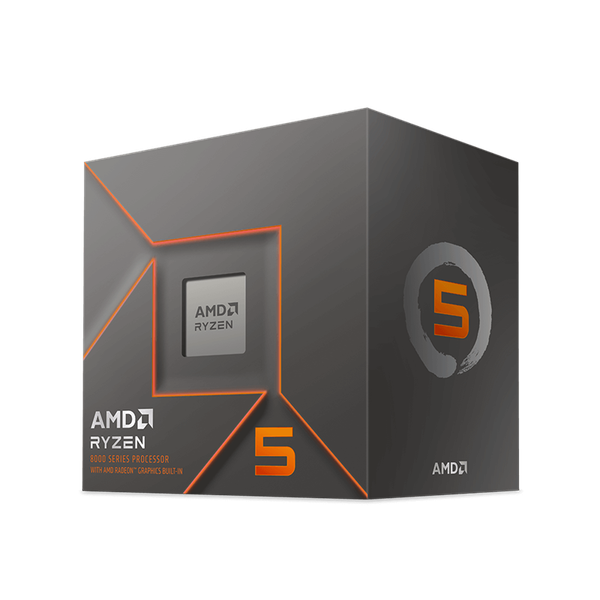 Chip xử lý AMD Ryzen 5 8400F / 4.2GHz Boost 4.7GHz / 6 nhân 12 luồng / 22MB / AM5