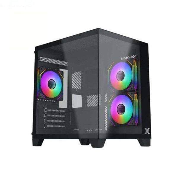Vỏ case XIGMATEK AQUA M NANO 3F EN45509 ( Sẵn 3 Fan ) Đen/Black 2