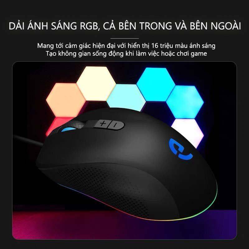 Chuột có dây Fuhlen G80 Đen/Black 5