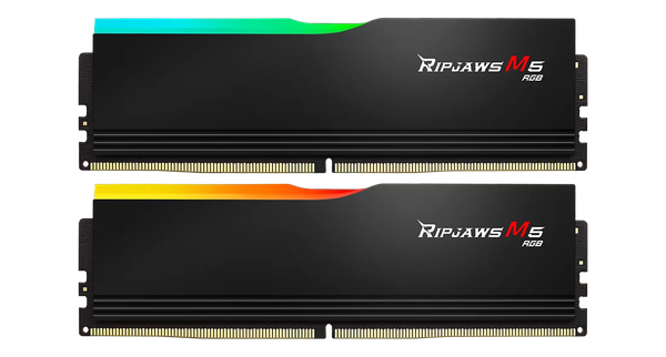 RAM DR5 32G BUSS 5200 GSKILL RIPJAWS M5 RGB (F5-5200J4040A 16GX2-RM5RK) ĐEN