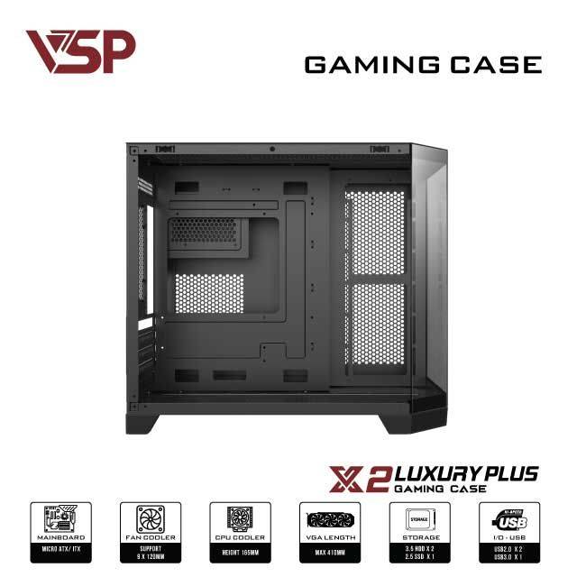 Vỏ Case VSP LUXURY PLUS X2 Đen/Black 14