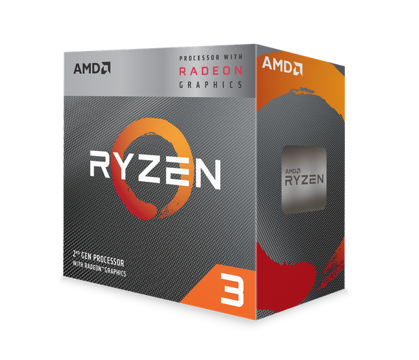 Chip xử lý AMD Ryzen 3 3200G / 3.6GHz Boost 4.0GHz / 4 nhân 4 luồng / 4MB / AM4