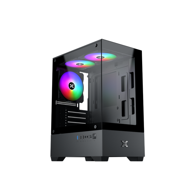 Vỏ Case Xigmatek View II 3F Đen/Black | Micro ATX