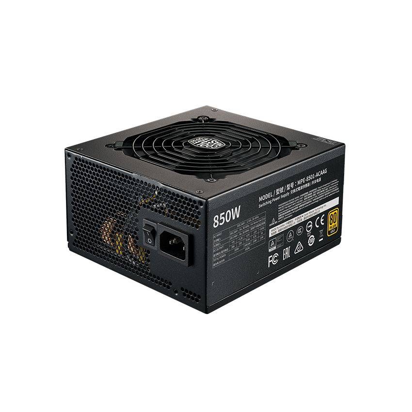 Nguồn máy tính COOLERMASTER MWE 80 Plus Gold 850 V2 Full Modular 850W Đen/Black 18