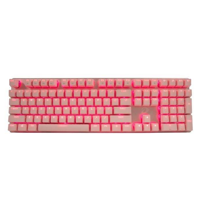 BÀN PHÍM CƠ DAREU EK810 HỒNG BLUE SWITCH LED NEW 5