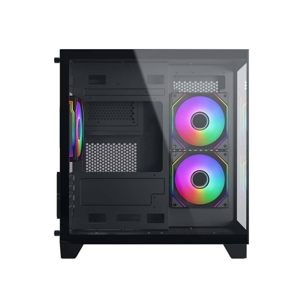 Vỏ case XIGMATEK AQUA M NANO 3F EN45509 ( Sẵn 3 Fan ) Đen/Black 5