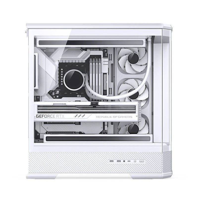 Vỏ Case Jonsbo D400 Trắng/White | E-ATX 4