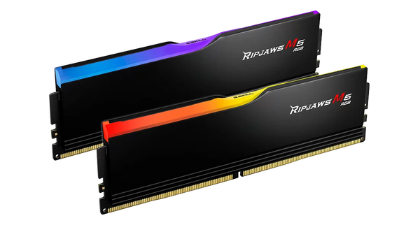 RAM DR5 64G BUSS 5200 GSKILL RIPJAWS M5 RGB (F5-5200J4040A 32GX2 -RM5RK ) ĐEN