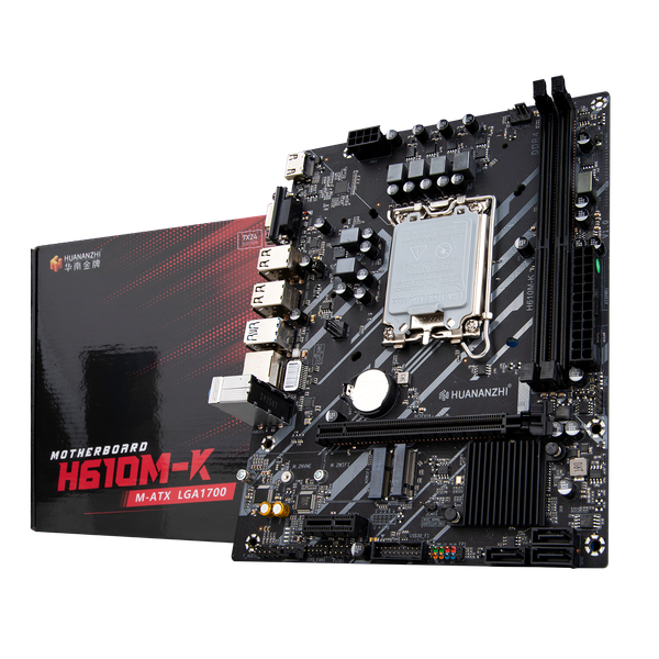 Bo Mạch Chủ Huananzhi H610M-K Black/Đen