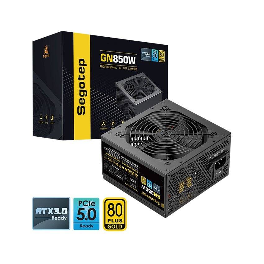 Nguồn máy tính SEGOTEP SG-950G GN850W 80 Plus Gold PICE 5.0 850W Đen/Black 5
