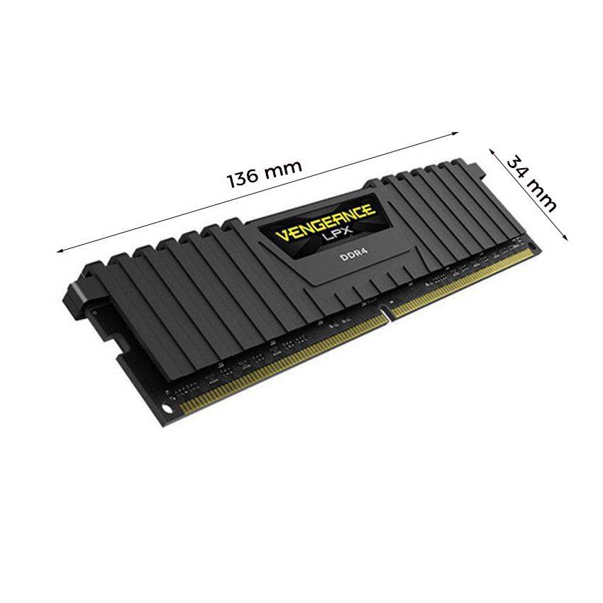 RAM DR4 16G BUSS 3200 CORSAIR VENGEANCE LPX (1x 16GB)  (CMK16GX4M1E3200C16) NEW 2