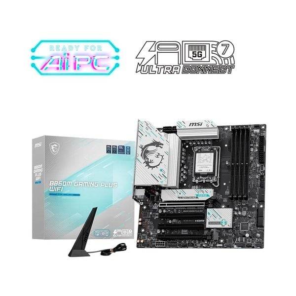 Bo mạch chủ MSI B860M GAMING PLUS WIFI DDR5 6