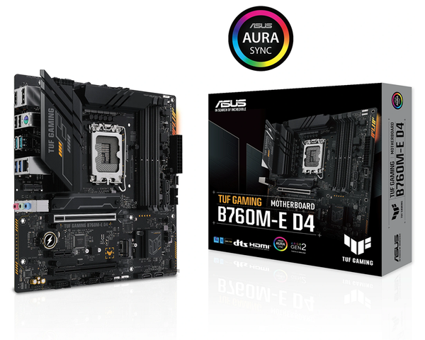 Bo mạch chủ ASUS B760M E TUF GAMING DDR4 6