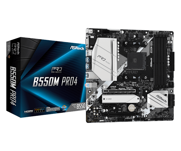 Bo mạch chủ Asrock B550m Pro4 DDR4