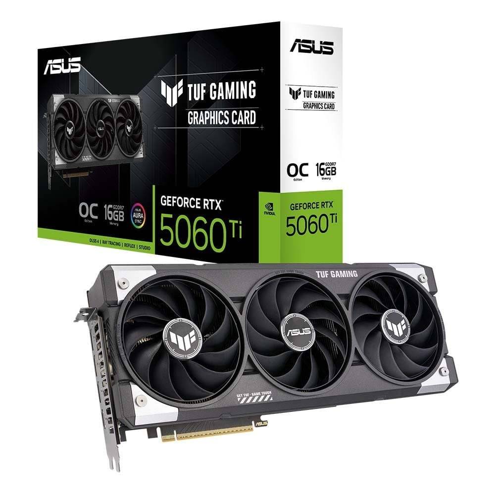 Card màn hình ASUS TUF Gaming GeForce RTX 5060Ti 16GB OC GDDR7 7