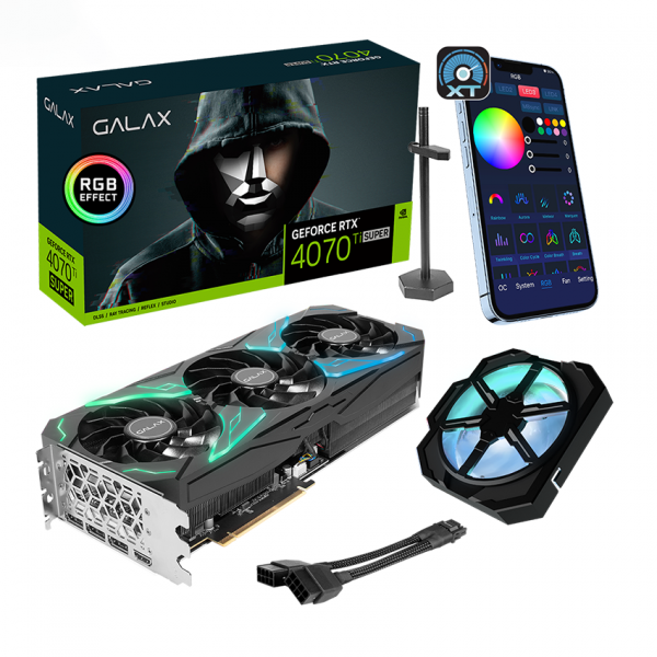 Card màn hình Galax GeForce RTX 4070Ti Super SG 1CLICK OC 16GB GDDR7 7