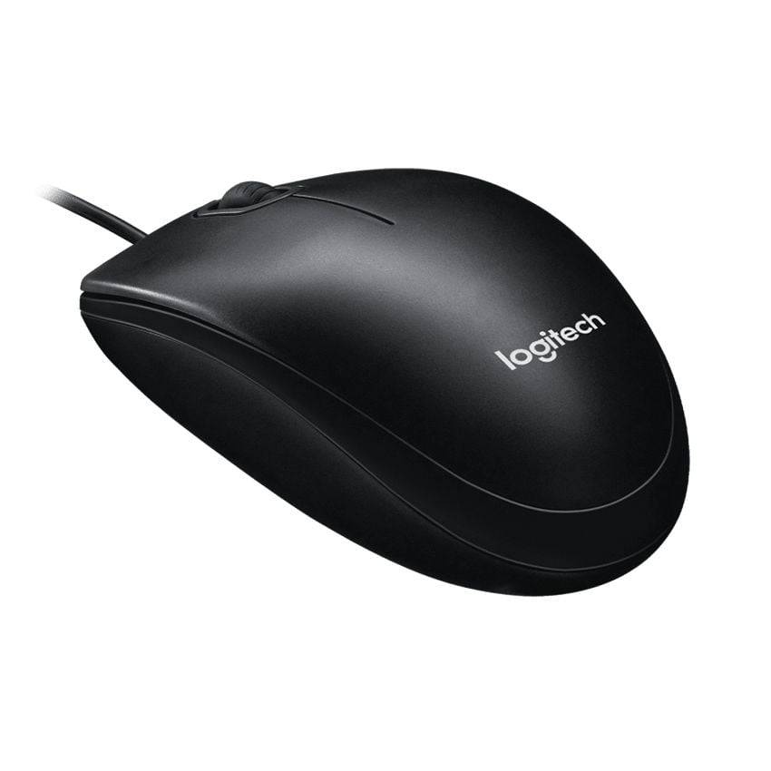 Chuột có dây Logitech B100 Đen/Black 7