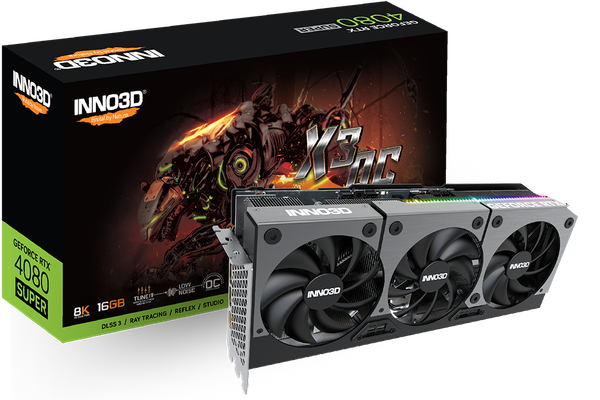 Card màn hình INNO3D GeForce RTX 4080 SUPER 16GB X3 OC 2