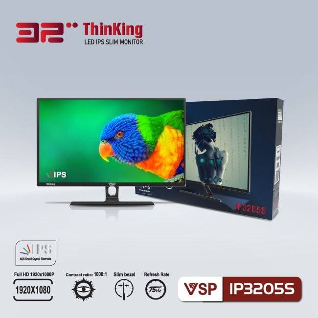 Màn hình phẳng VSP IP3205S 32'' FHD IPS 75Hz 8ms 3