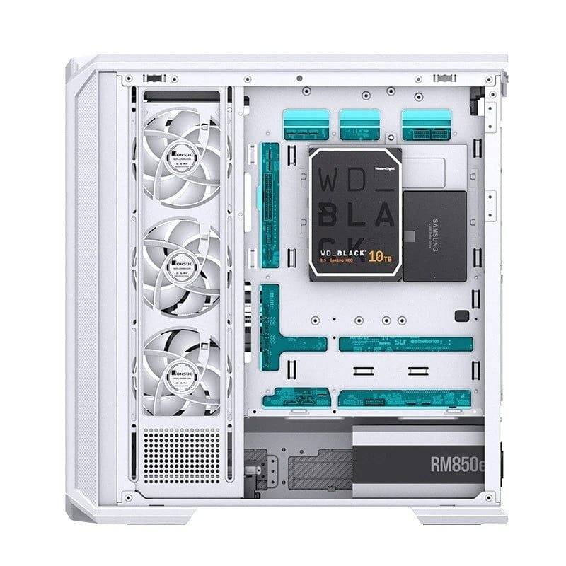 Vỏ Case Jonsbo D400 Trắng/White | E-ATX 3