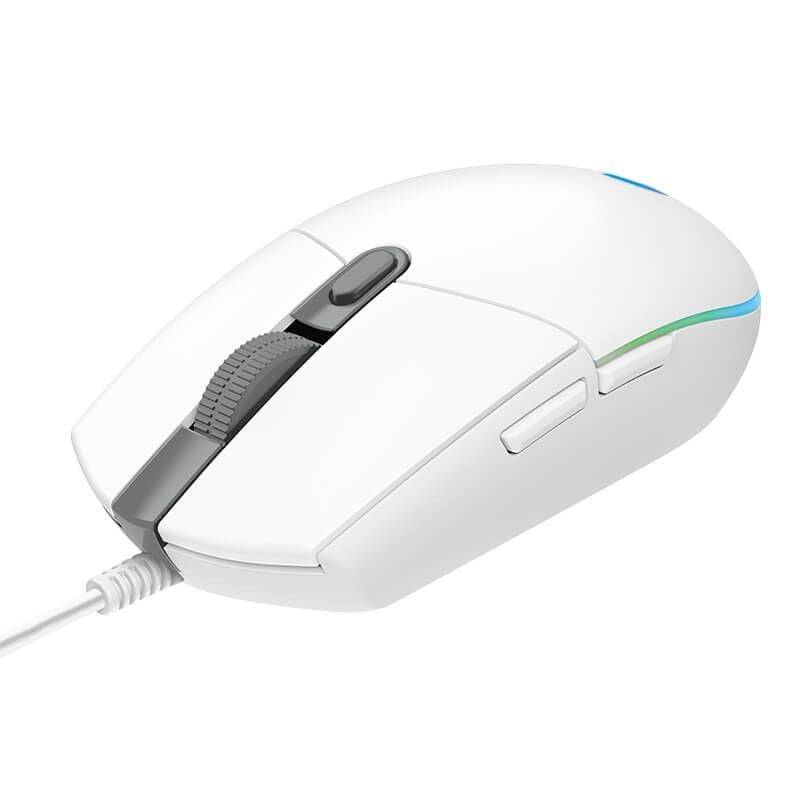 Chuột có dây G203 Lightsync Gaming Trắng/White 7