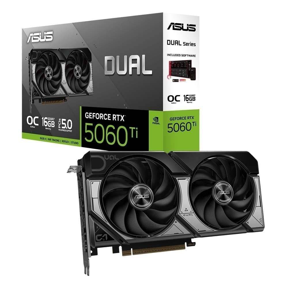 Card màn hình ASUS GeForce RTX 5060Ti DUAL OC 16GB GDDR7 7