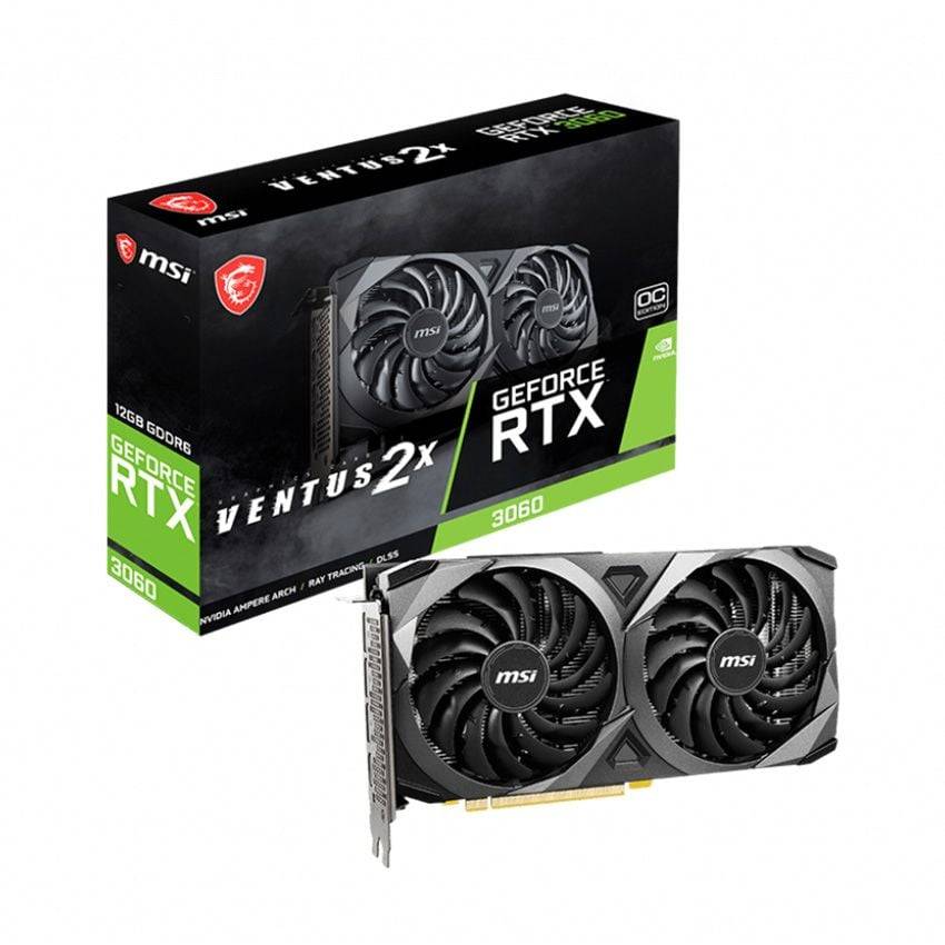 Card màn hình MSI GeForce RTX 3060 VENTUS 2X 12G OC 7