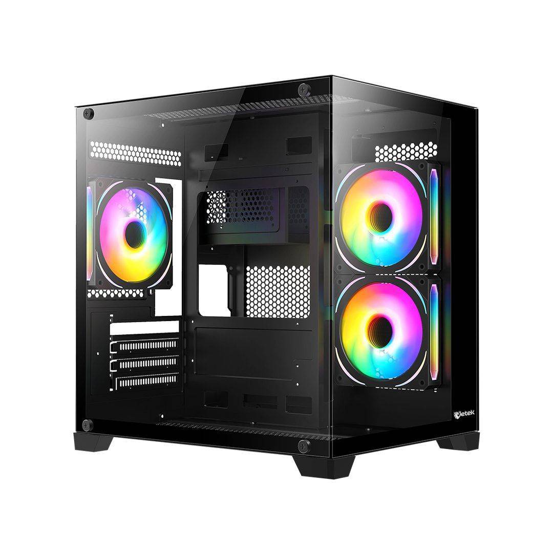 CASE JETEK CSGO2 D.VA2 BLACK ( KHÔNG KÈM FAN ) NEW 6