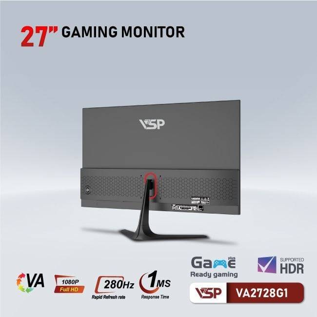 Màn hình phẳng Đen VSP VA2728G1 27'' FHD VA 280Hz 1ms Chuyên Game 5