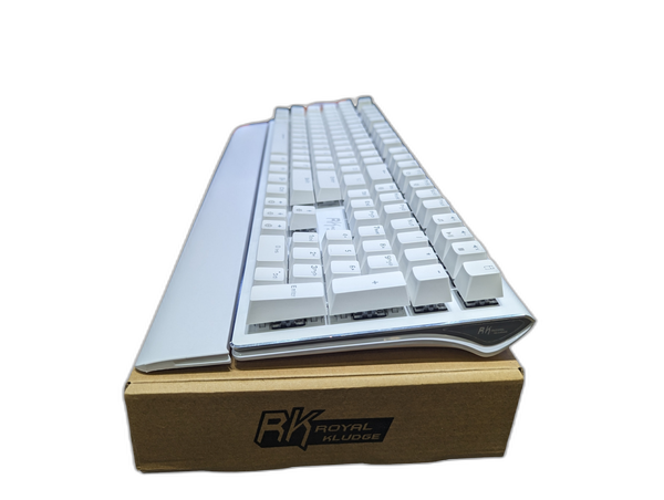 BÀN PHÍM CƠ QUANG HỌC  CÓ DÂY ROYAL KLUDGE RK S108 TRẮNG NEW 3