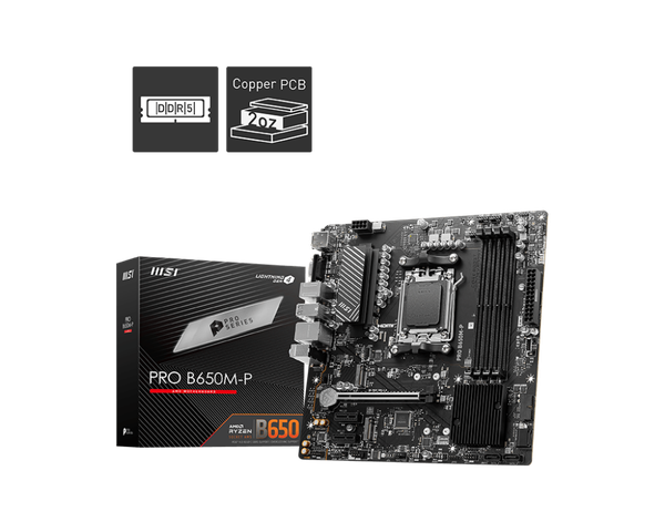 Bo mạch chủ MSI PRO B650M MP DDR5 4