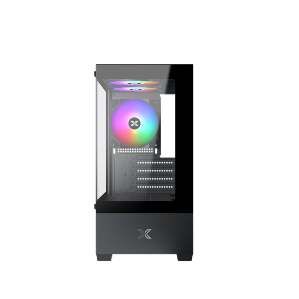 Vỏ Case Xigmatek View II 3F Đen/Black | Micro ATX 4