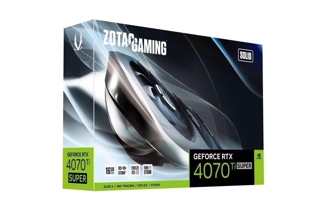 Card màn hình ZOTAC Gaming GeForce RTX 4070TI SUPER 16G DR6 ZOTAC SOLID 3 FAN 7