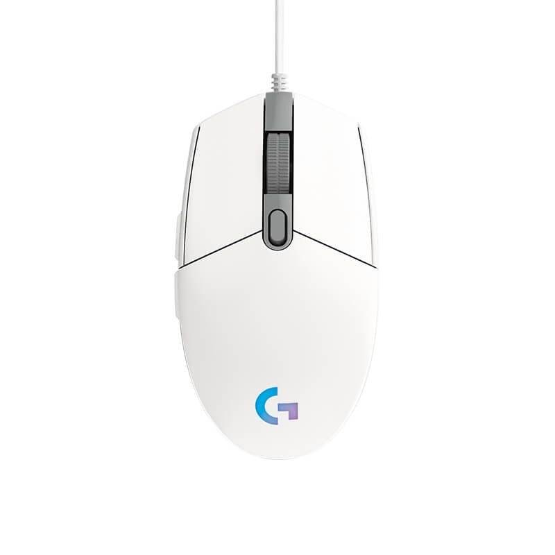 Chuột có dây G203 Lightsync Gaming Trắng/White 4