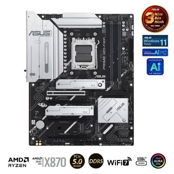 Bo mạch chủ ASUS PRIME X870-P-CSM DDR5 4