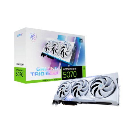 Card màn hình MSI GeForce RTX 5070 TRIO GAMING OC WHITE X3 12GB GDDR7 5