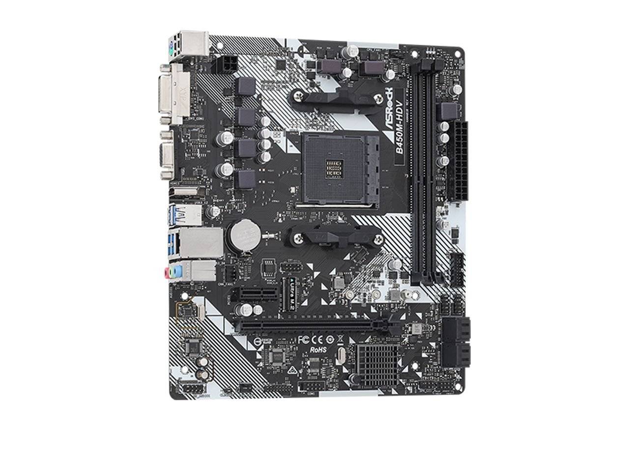 Bo mạch chủ Asrock B450M-HDV R4.0 DDR4 4