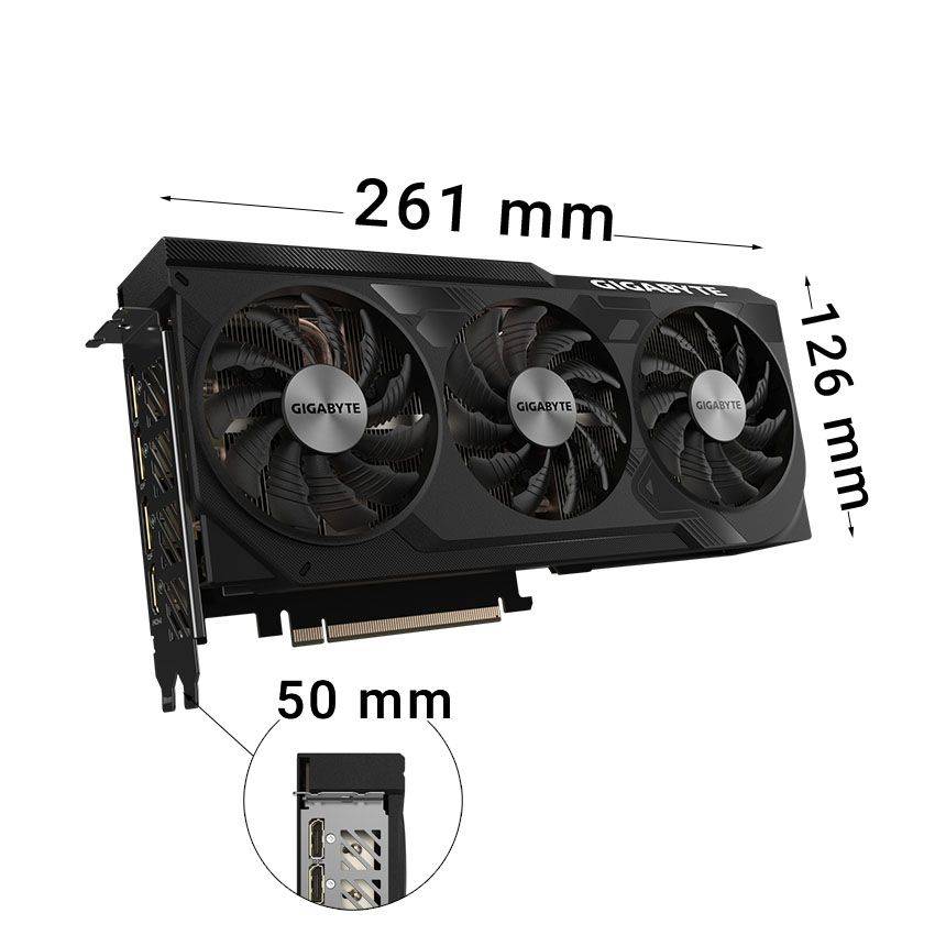Card màn hình GIGABYTE GeForce RTX 4070 Super WINFORCE OC X3 12GB GDDR6X 8