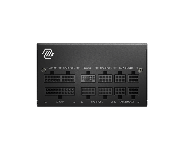 Nguồn máy tính MSI MAG A850GL PCIE5 - 80 Plus Gold - Full Modular 850W Đen/Black 4