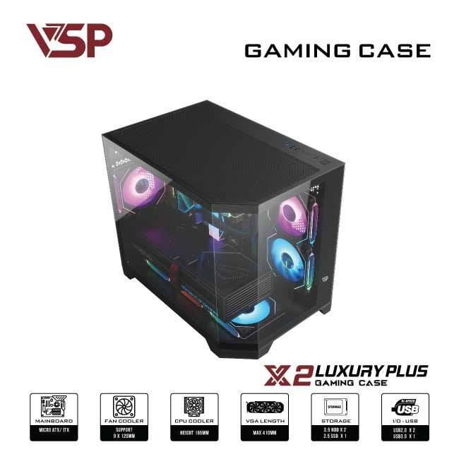 Vỏ Case VSP LUXURY PLUS X2 Đen/Black 3