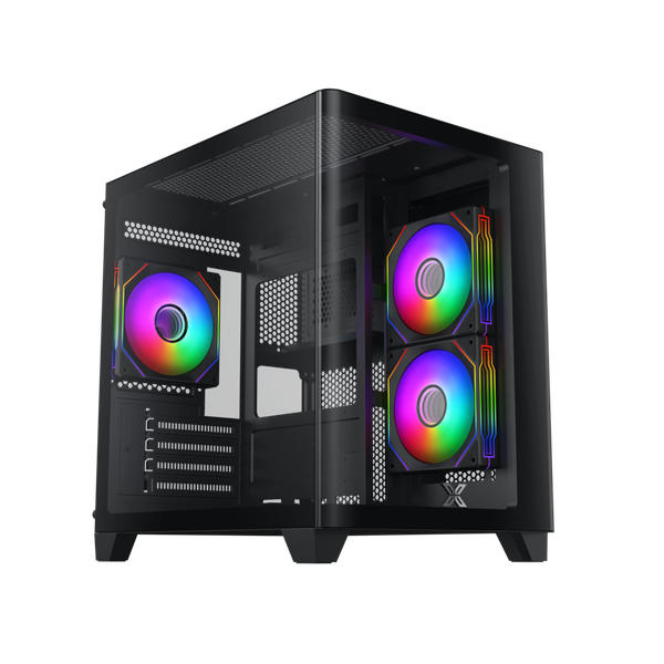 Vỏ Case Xigmatek Pano M Nano 3GF Đen/Black | Micro ATX 3