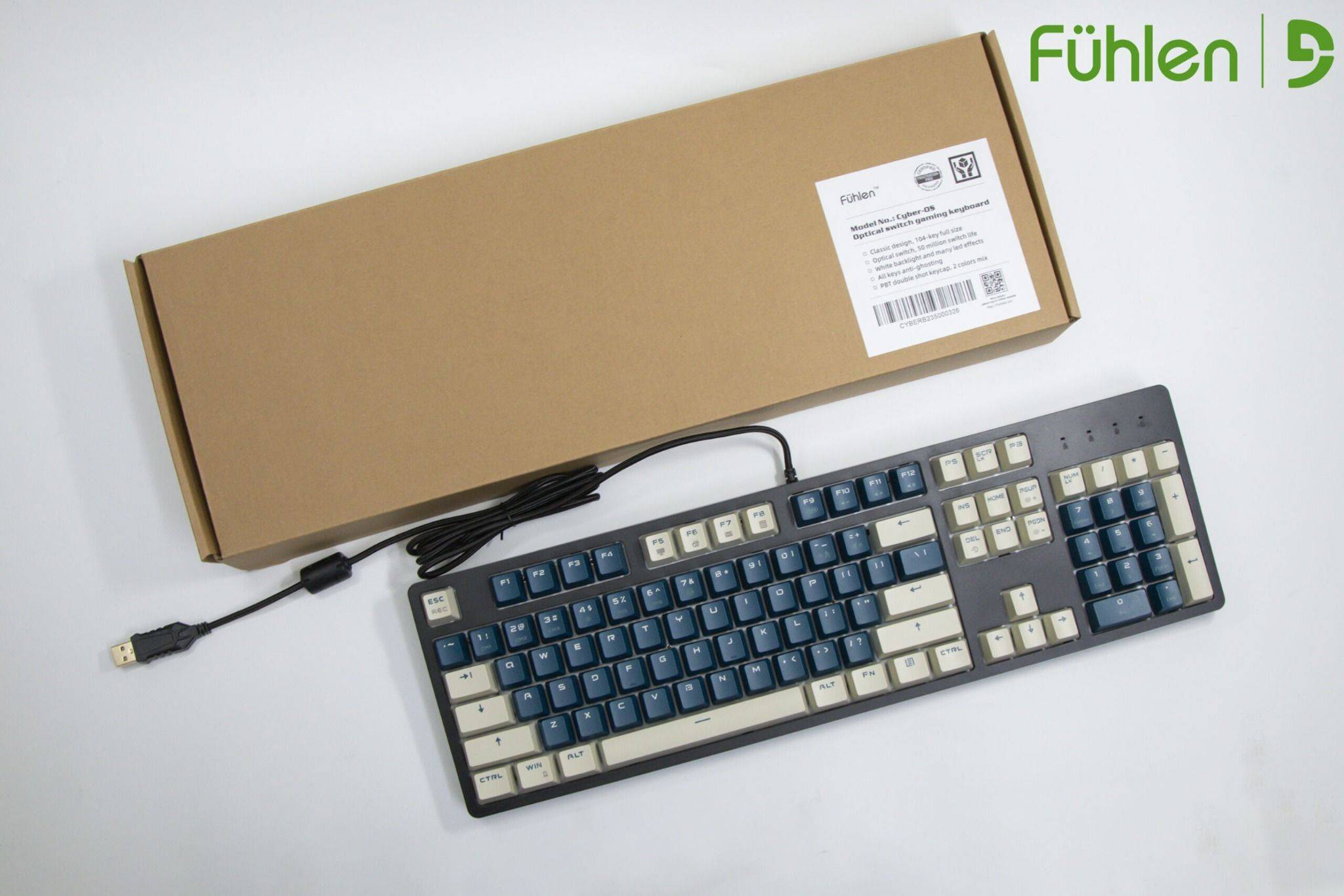 BÀN PHÍM CƠ QUANG HỌC FUHLEN CYBER - OS CH NEW 3